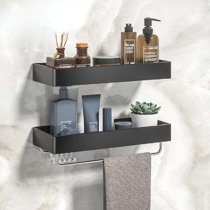 Rust-Free Shower Storage Caddy Shelves 2-Pack Only $7.98 on  (Reg.  $25)
