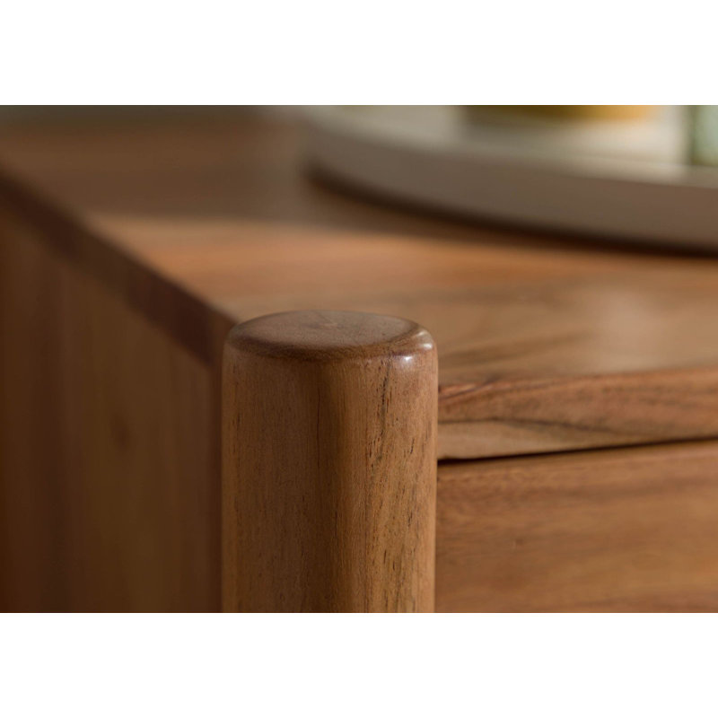 KOPENHAGEN Solid Wood 136cm W 6 - Drawer Chest of Drawers