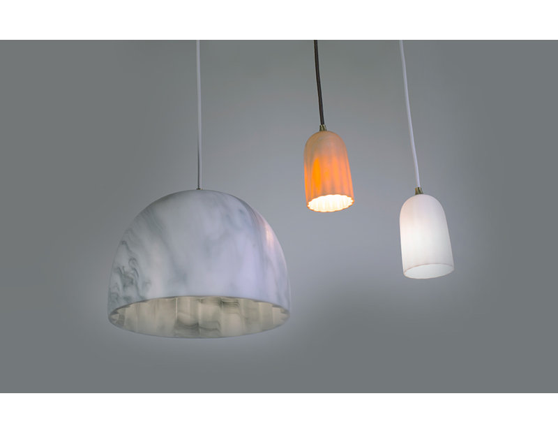 Doric 1 - Light LED Pendant, Matte Rose