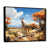 Black Floater Framed