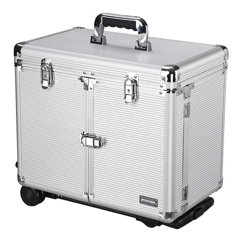 Organisateur de maquillage en aluminium Hygema, Noir
