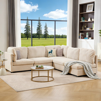 5 Piece Modular Sectional Sofa