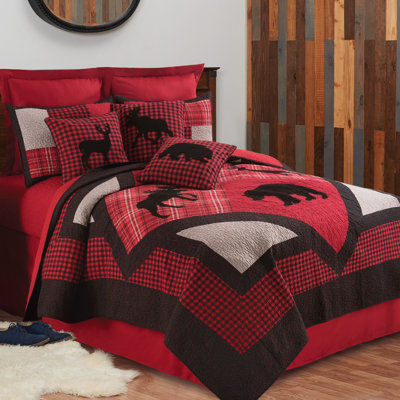 Russell Cotton Reversible Quilt Set