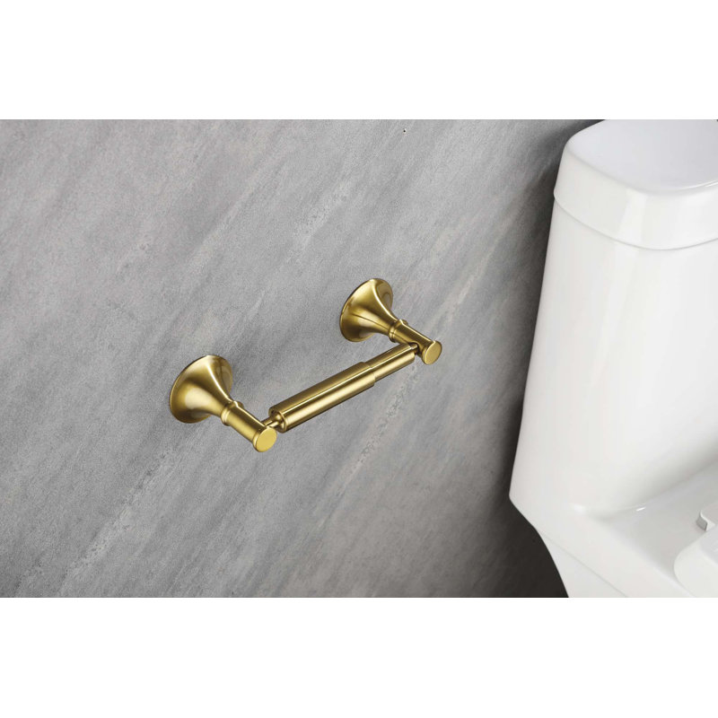 Ensemble de 6 serviettes murales pour salle de bain, Or mat