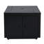 Foyer de table carré en acier 30 po 40000BTU noir