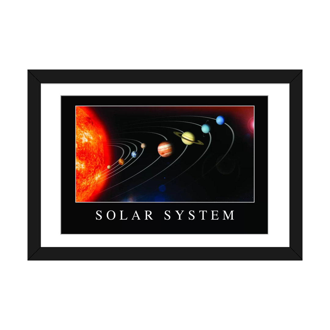 " Solar System Poster " by Stocktrek Images East Urban Home Mat 