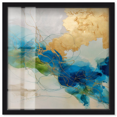 «Alconia I Shadowbox Print», art mural abstrait par Art Remedy