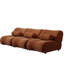 Chenille moderne pour 3 personnes - Assise profonde et dossier relaxant pour le salon 3 salons, tranquillité apaisante