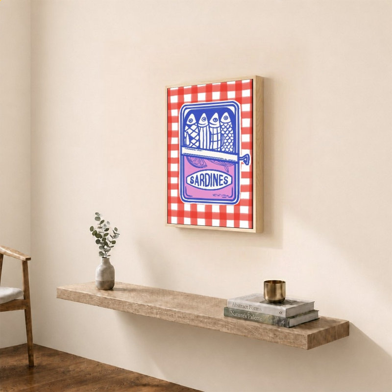 "Sardines" par Louise Lucas - Impression sur toile