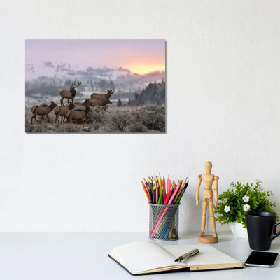 First Light par Nick Kalathas - Estampe numérique sur toile tendue avec châssis