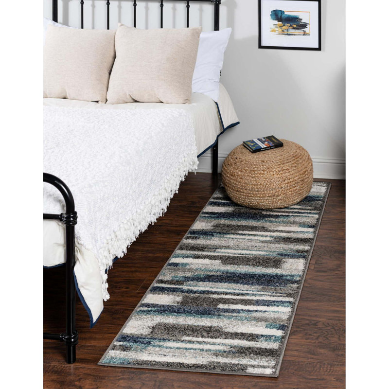 Hareer Abstract Indoor Rug, Runner 2' x 6'