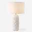 Lampe de table Coppertino blanche