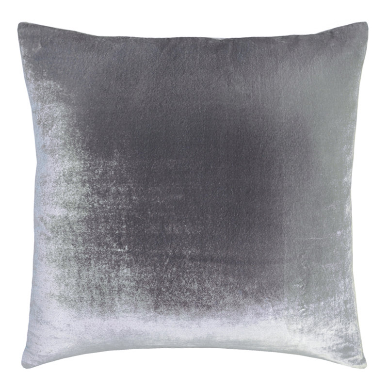 Square Pillow Cover & Insert, Silver, Square 20"