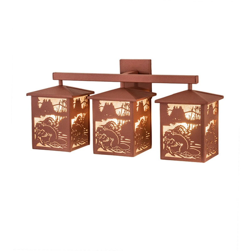 Beaver At Work 3 - Light LED Vanity Light
