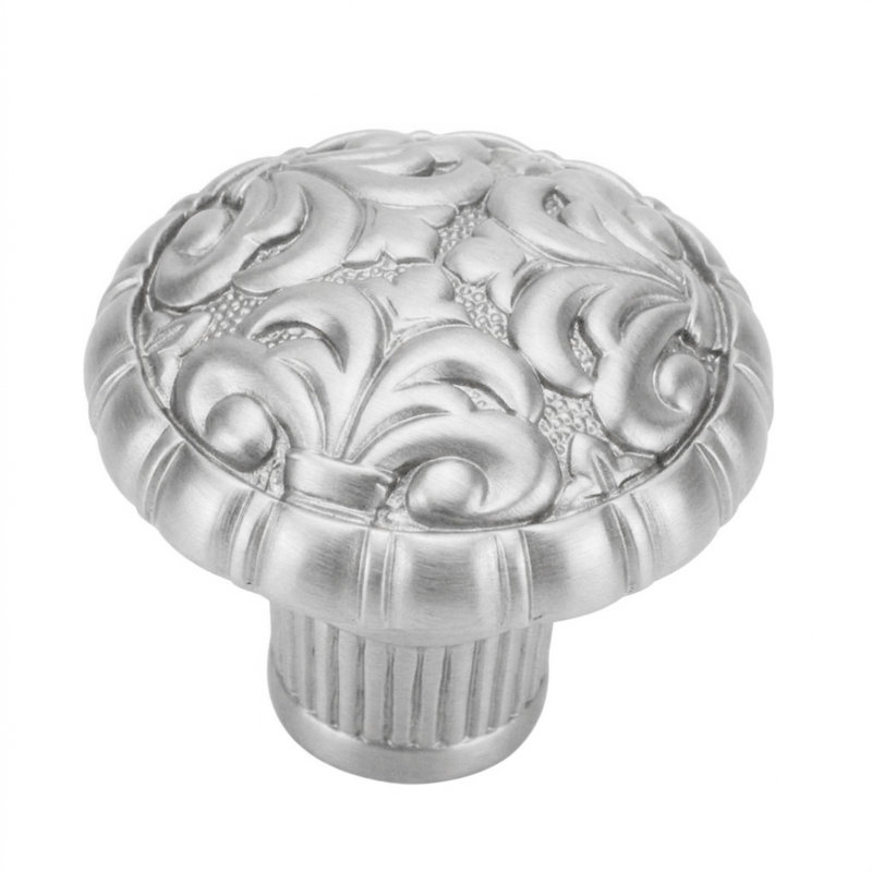BELLEVIEW KNOB; MUSEUM, SATIN NICKEL