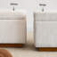 Banc de rangement rembourré 60 po Modern-658760533