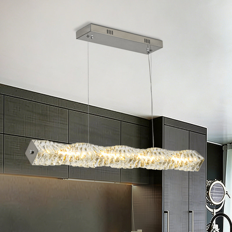 Luxury Dimmable Sparkle Led Crystal Pendant Light