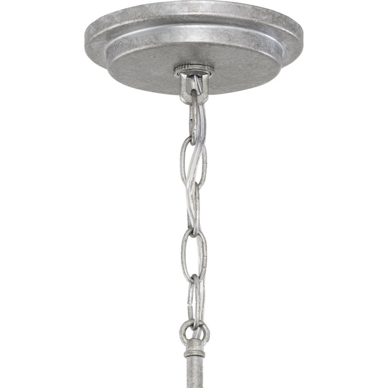 Uschi 4 - Light Dimmable Cage Chandelier, Galvanized