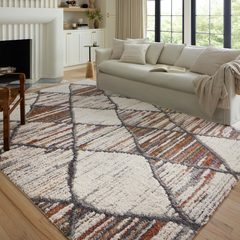 Delaplaine Geometric Indoor Rug, Rectangle 4' x 6'