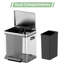 Stainless Steel Kitchen Trash Can - 30.3L