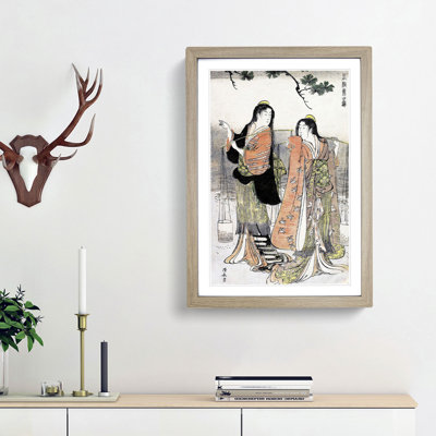 Maidens of Suma by Torii Kiyonaga - Picture Frame Painting Print