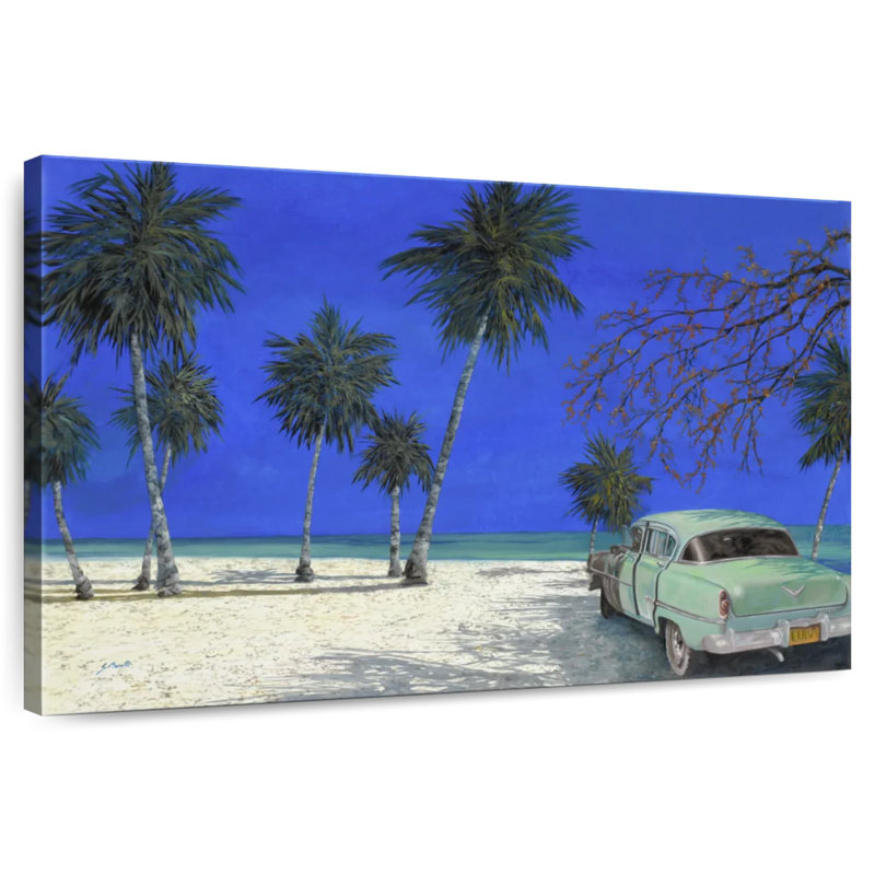 Una Macchina A Cuba, 16" H x 24" W