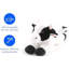 Peluche vache en peluche, cadeaux pour enfants, animaux sauvages Scoopz, peluche vache blanche, 8 pouces