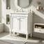 Meuble-lavabo 30 po avec lavabo en céramique-573617005