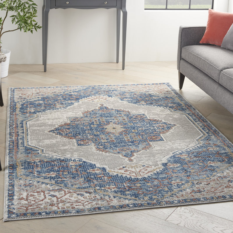 Oriental Indoor Rug, Rectangle 3'9" x 5'9"