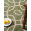 Vert | Tapis beige géométrique en laine beige fait à la main-193726268
