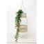 Natural Elements 2-Tier Natural Seagrass Hanging Storage