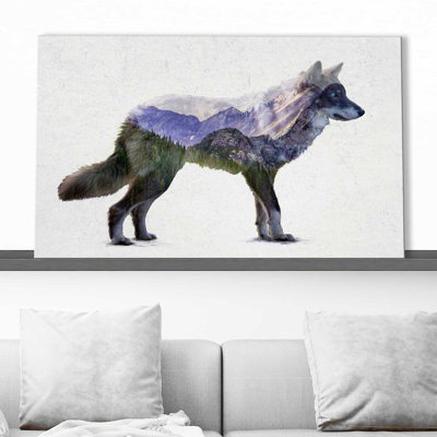 Rocky Mountain Gray Wolf par - impression