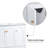 Functional Elegance Mdf Transitional Bathroom Vanity With Ceramic Basin For Effortless Organization