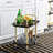 Main + Mesa Modern Plastic and Metal 2-Tier Trolley-998124501-998124500