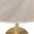 Seybert Round Dining Table with MDF Top and Gold Stainless Steel Pedestal Base - Seats 4 Person for Kitchen and Dining Room-1172272175-1159938920