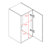 Single Storage Cabinet ( 24 " H x 16 " W x 16 " D)-45046671