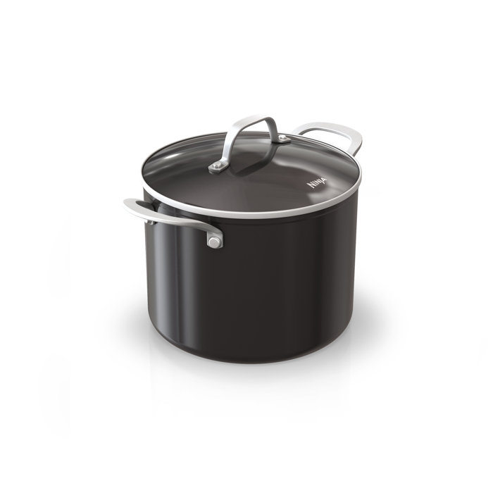 Ninja Foodi Neverstick 6 1/2-Quart Stock Pot With Glass Lid & Reviews ...