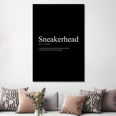 Sneakerhead Definition I by Avesix - Print on Canvas