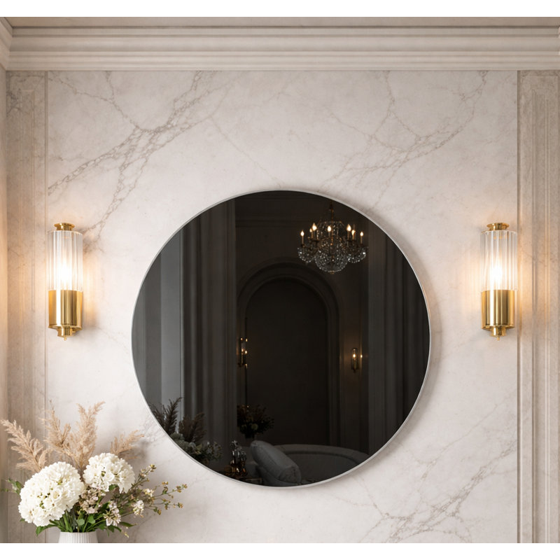Infinity Round Lighted Mirror