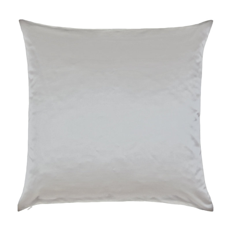 Duchess Pillow Cover & Insert, Square 22", Silver