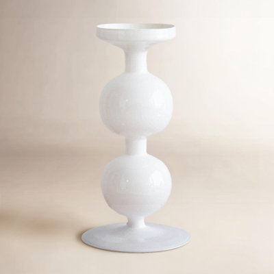Recycled Glass Candlestick Holder