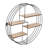 4 Piece Circle Recessed Wall Shelf