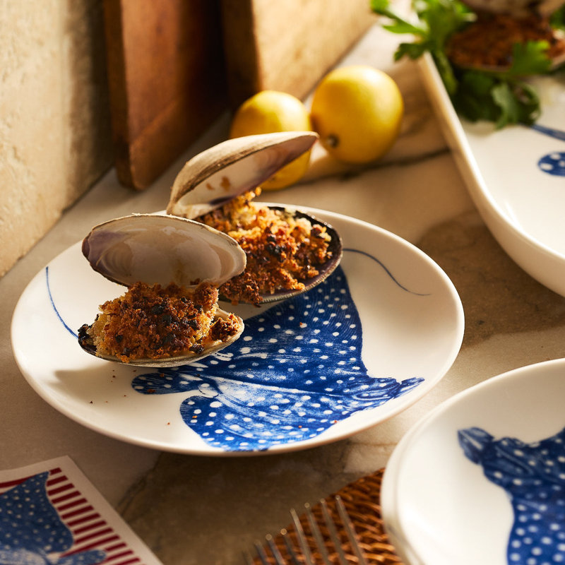 Stingray Porcelain Salad/Dessert Plate