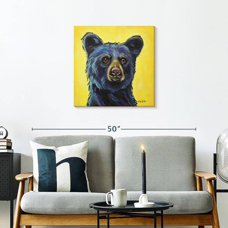 Corbeau ours noir Crowle, H 24 po x l 24 po