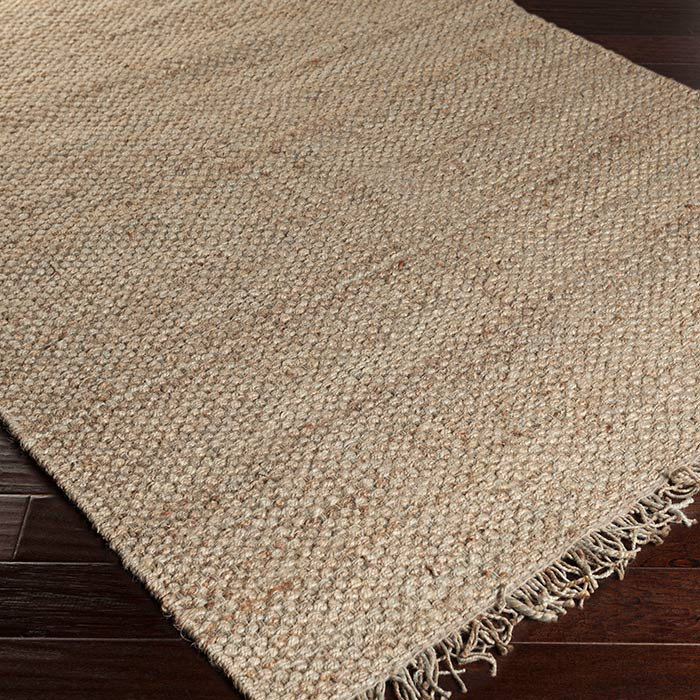 Tapis beige tissé à la main Amarise, Rectangle 2 pi x 3 pi