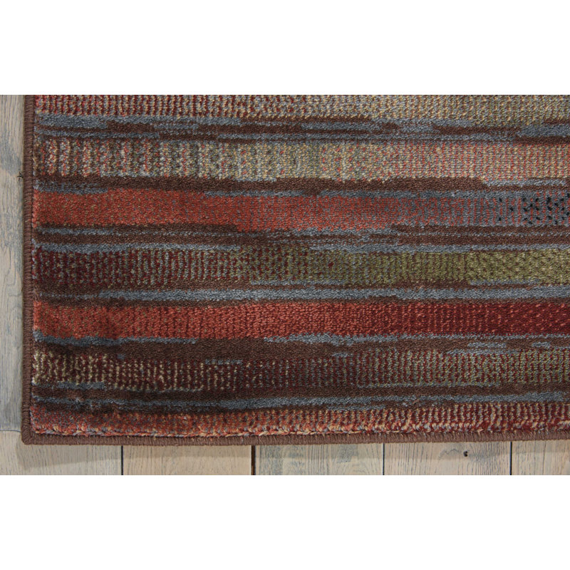 Tapis multicolore Earnestene, Rectangle 3 pi 6 po x 5 pi 6 po