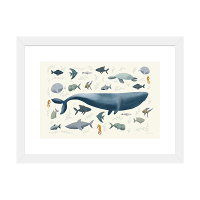 «Ocean Life» par Becky Thorns - impression d'art graphique