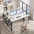 55" Computer Desk with Metal Frame, Waterproof Surface & Storage Bag – Ideal for Office Use-958896032-958896037