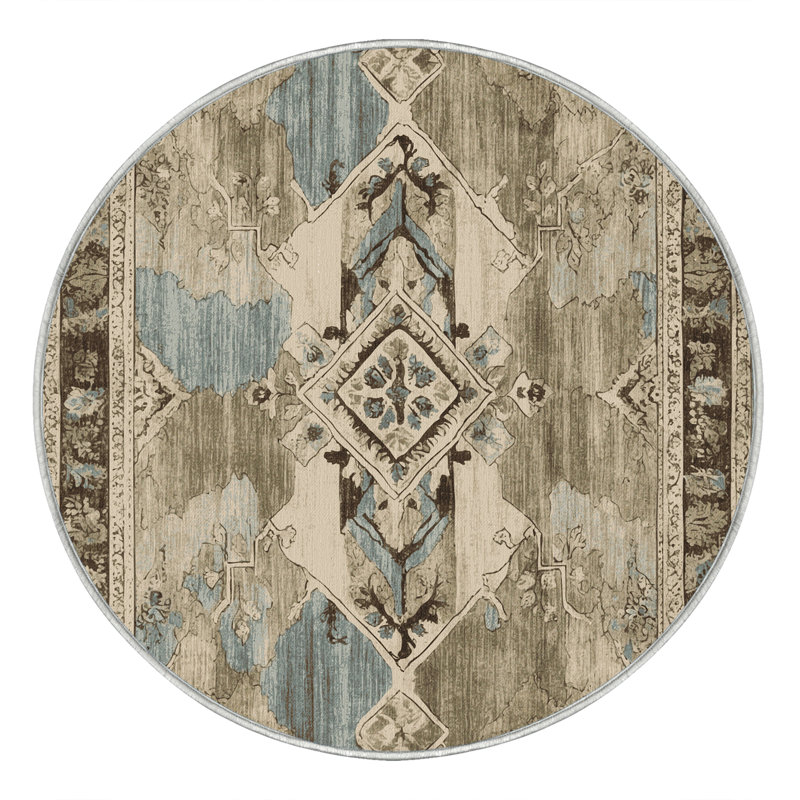 Legacy Flourish Rug, Round 5'