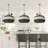 Apergis 1 - Light Matte Black Dome Pendant-1484920332